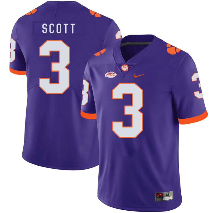 Clemson Tigers 3 Artavis Scott Purple Nike College Football Jersey Dzhi,We sell and wholesale Clemson Tigers 3 Artavis Scott Purple Nike College Football Jersey Dzhi on line form chian!